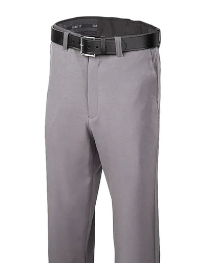 Flat Front 4-Way Stretch Grey Pants w/ Expander Waistband (BB-S353, BB-S354, BB-S355)