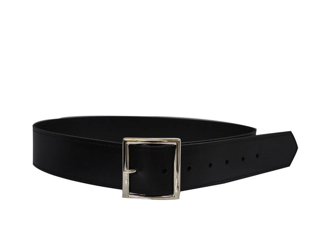 ACS563-Leather 1 3/4" Black Belt